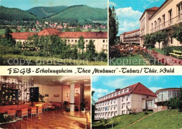 Tabarz FDGB Erholungsheim Theo Neubauer Stadtb