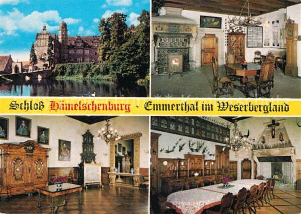 Emmerthal Niedersachsen Schloss Hämelschenburg Hauptwerk der We