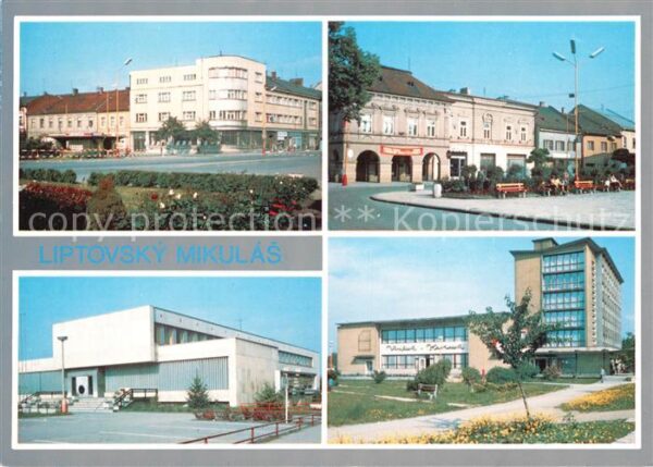 Liptovsky Mikulas Namestie Osloboditelov Slovenska statna