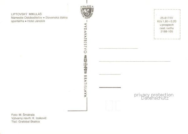 Liptovsky Mikulas Namestie Osloboditelov Slovenska statna – Bild 2