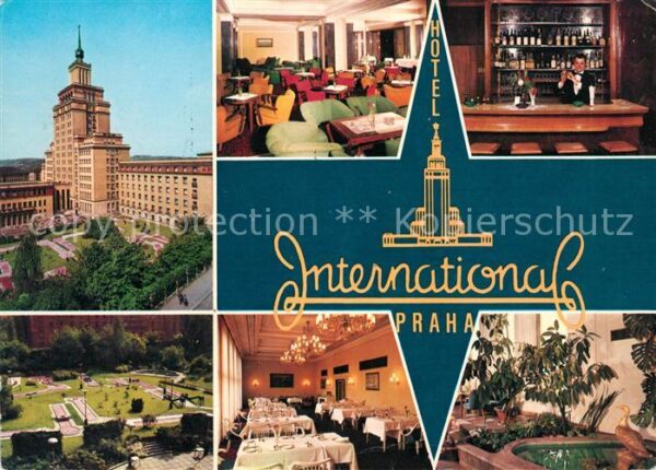 Praha Prahy Prague Hotel International Speisesaal Minigolf