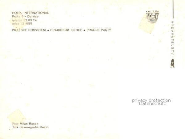 Praha Prahy Prague Hotel International Speisesaal Musikgru – Bild 2
