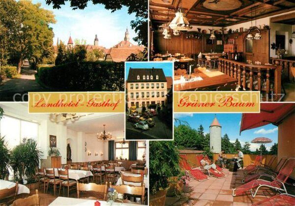 Uffenheim Landhotel Gasthof Grüner Baum Bar Gastr