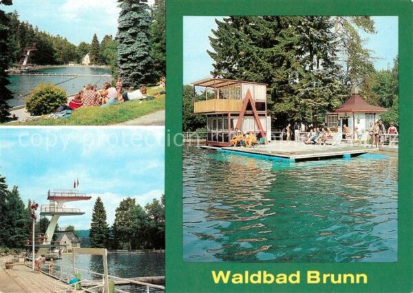 Auerbach Vogtland Waldbad Brunn Sprungturm