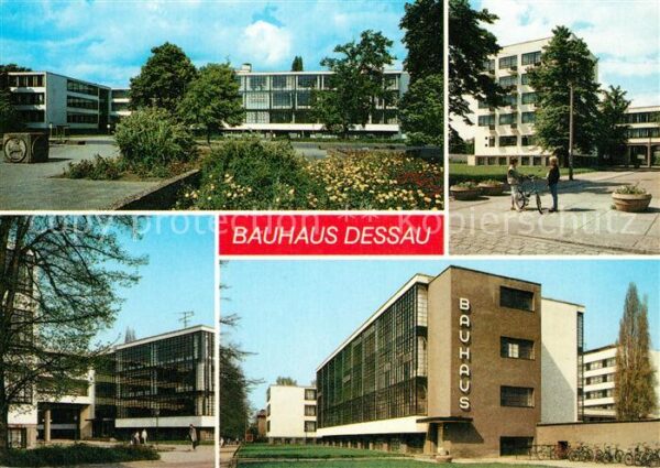 Dessau-Rosslau Bauhausplatz Atelierhaus Brücke und Wer