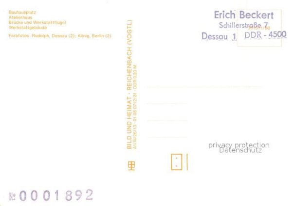 Dessau-Rosslau Bauhausplatz Atelierhaus Brücke und Wer – Bild 2
