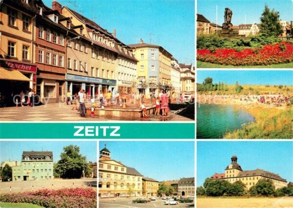 Zeitz Leninstr Platz der Jungen Pioniere Frie