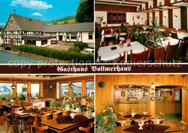 Hunswinkel Gasthaus Vollmerhaus Gasträume