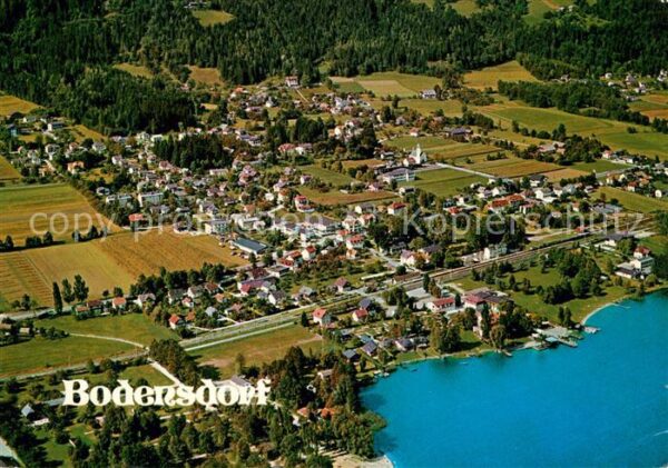 Bodensdorf Ossiacher See Fliegeraufnahme