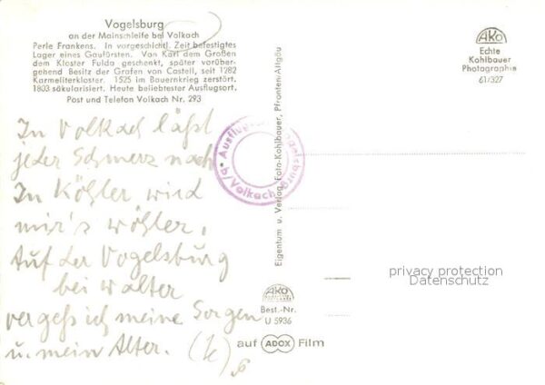 Vogelsburg Volkach an der Mainschleife – Bild 2