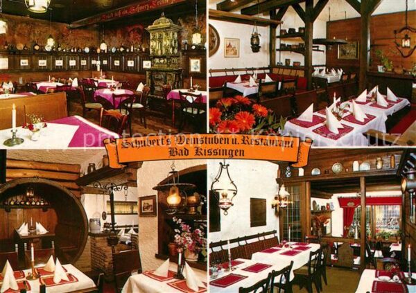 Bad Kissingen Schuberts Weinstuben Gasträume