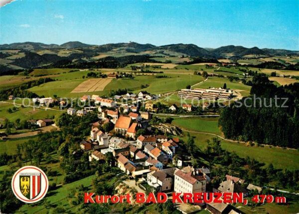 Bad Kreuzen Pfarrkirche Fliegeraufnahme