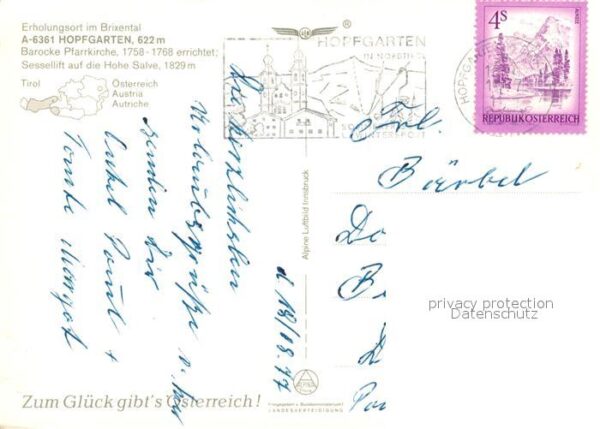 Hopfgarten Brixental Fliegeraufnahme mit Pfarrkirche und Ses – Bild 2