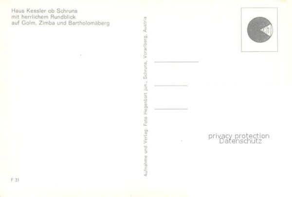 Schruns Vorarlberg Haus Kessler mit Golm Zimba und Barthol – Bild 2