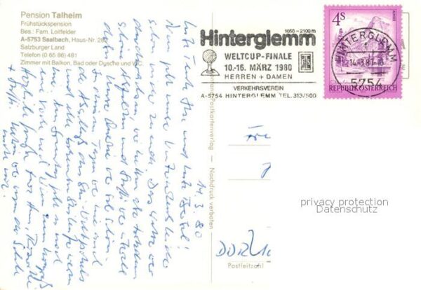 Saalbach-Hinterglemm Pension Thalheim Teilansichten – Bild 2