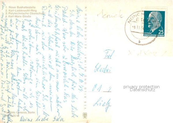 Nuenchritz Bushaltestelle Karl Liebknecht Ring Pol – Bild 2