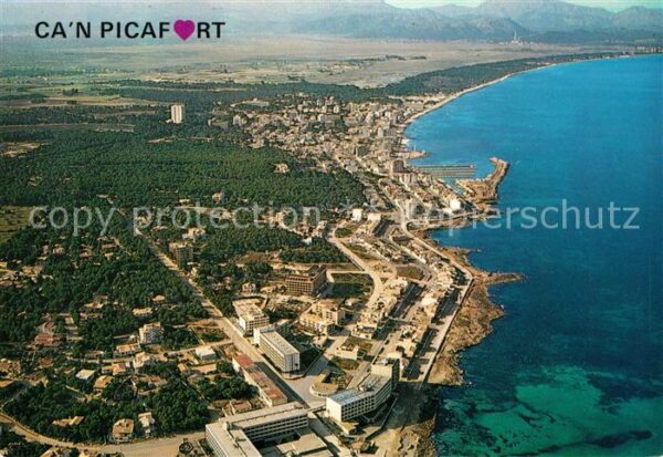 Can Picafort Mallorca Fliegeraufnahme