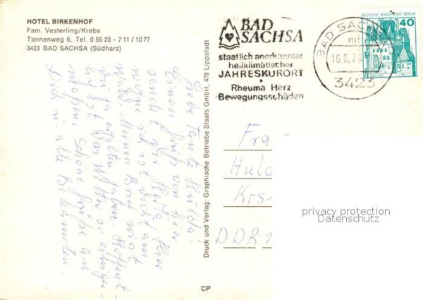 Bad Sachsa Harz Hotel Birkenhof – Bild 2