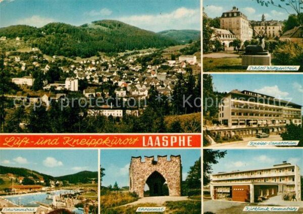 Bad Laasphe Stadtblick Schloss Wittgenstein Kneipp