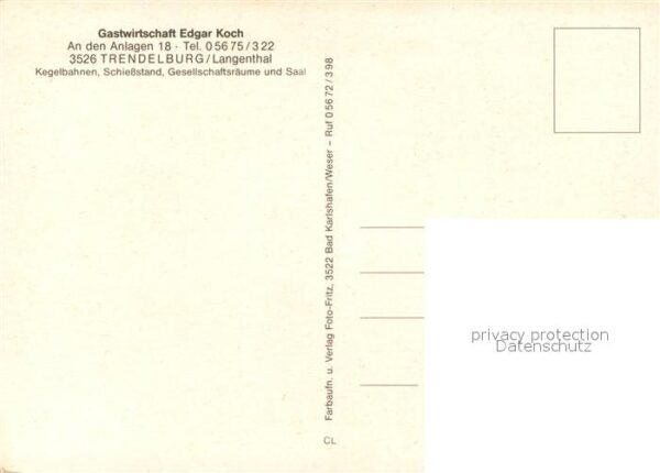 Langenthal Hofgeismar Gastwirtschaft Edgar Koch Teich Dorfstr – Bild 2