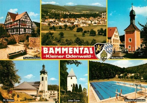 Bammental Fachwerkhaus Panorama Wachturm St Diony