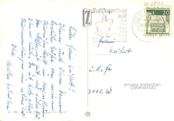 Bad Mergentheim Sanatorium Hohenlohe Marktplatz – Bild 2