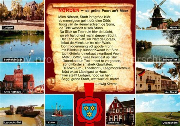 Norden Ostfriesland Ludgeri Schwanenkirche Altes Rathaus Le