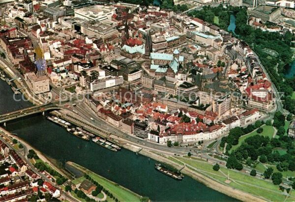 Bremen Stadtzentrum Fliegeraufnahme