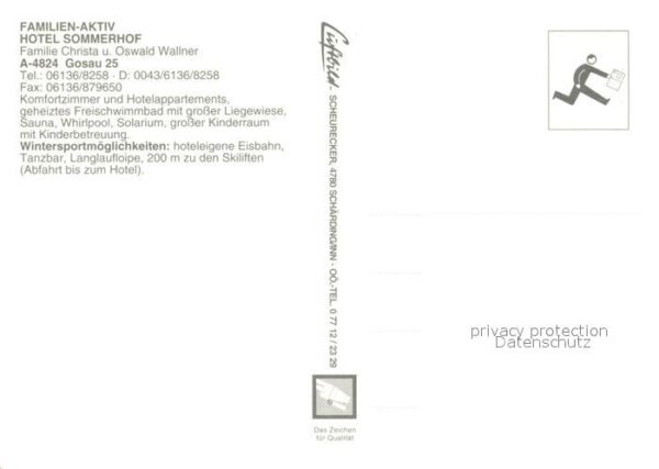 Gosau Oberoesterreich Hotel Sommerhof Schwimmbad Panorama Gäs – Bild 2