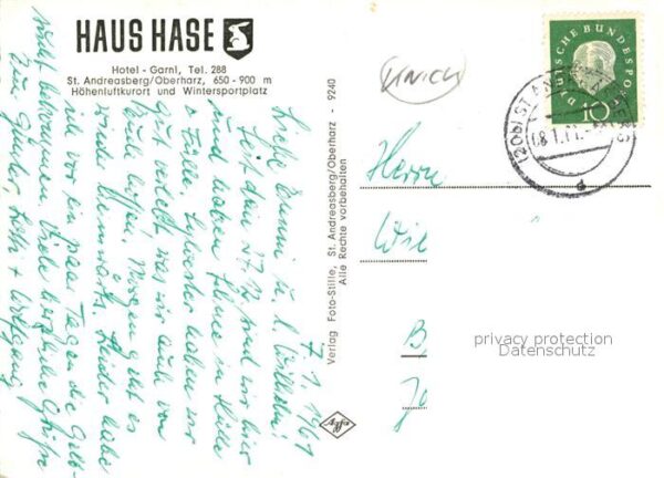 St Andreasberg Harz h
Haus Hase Hotel Garni – Bild 2