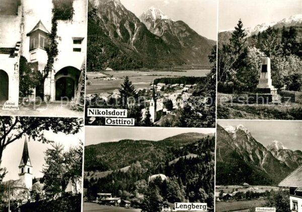 Nikolsdorf Tirol Schloss Lengberg Panorama Gedenkstätte