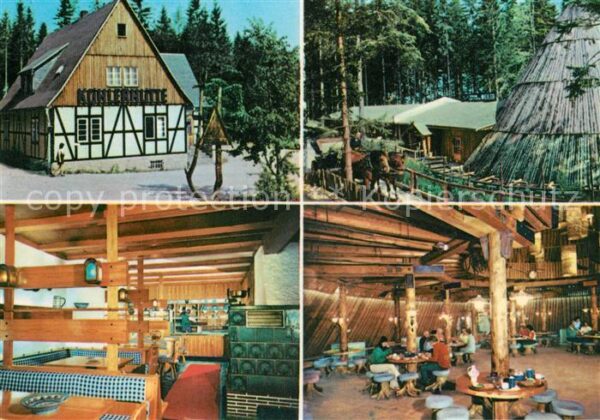 Sosa Erzgebirge Konsum Gaststätten Köhlerhütte und Meil