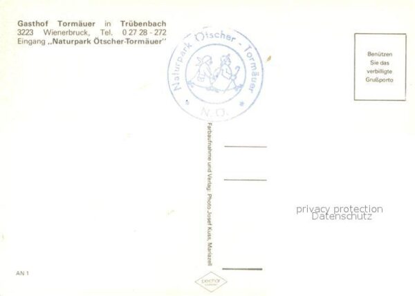 Wienerbruck Gasthof Tormäuer Trübenbach – Bild 2