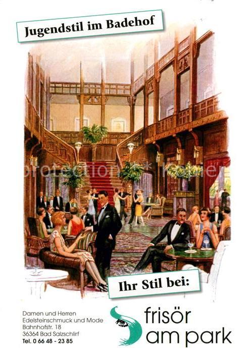 Bad Salzschlirf Jugendstil im Badehof