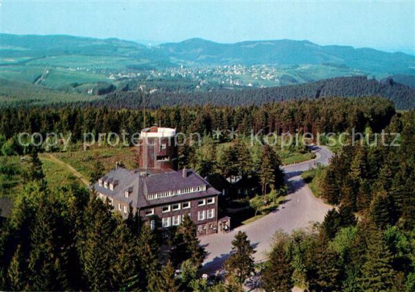Winterberg Hochsauerland Gaststätte Kahler Asten Fliegeraufnahme