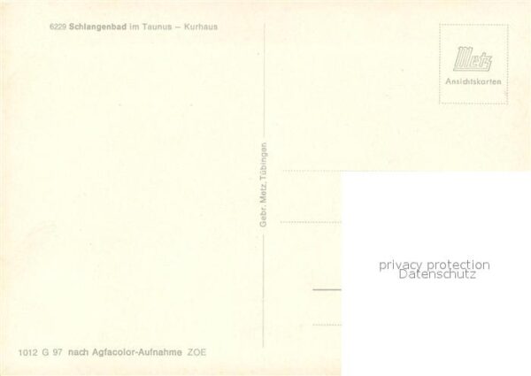 Schlangenbad Taunus Kurhaus – Bild 2