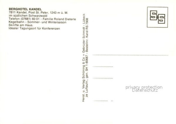 Kandel Breisgau Berghotel Kandel Fliegeraufnahme – Bild 2