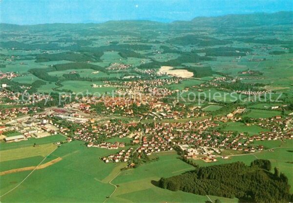Wangen Allgaeu Fliegeraufnahme