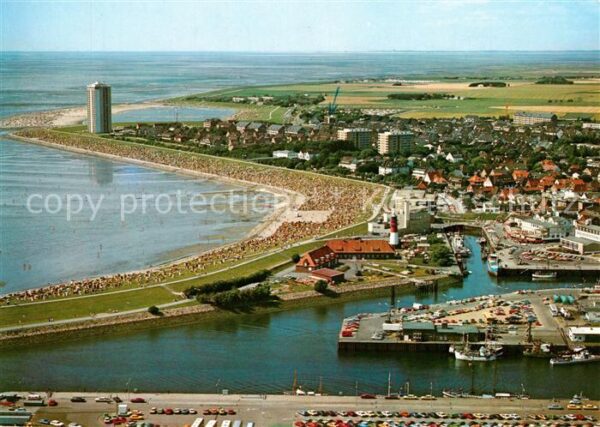 Buesum Nordseebad Fliegeraufnahme