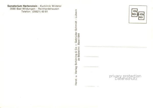Bad Wildungen Sanatorium Hartenstein Fliegeraufnahme – Bild 2
