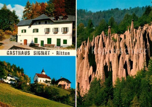 Ritten Renon Gasthaus Signat Jausenstation Erdpyrami