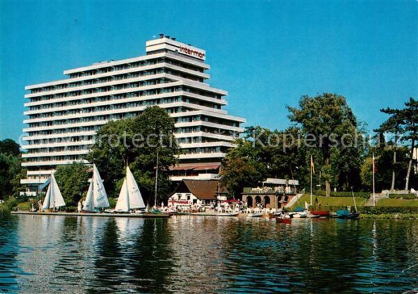 Malente-Gremsmuehlen Kurhotel Intermar mit Promenade und Boo