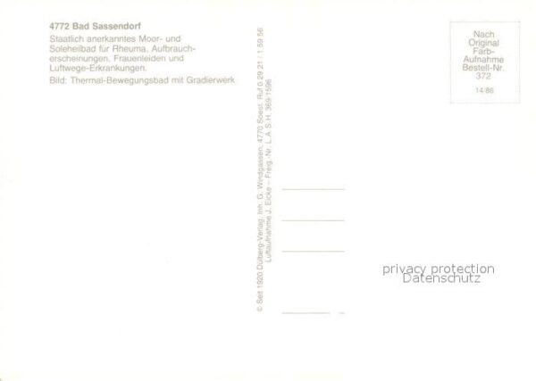 Bad Sassendorf Thermal Bewegungsbad mit Gradierwerk Fl – Bild 2