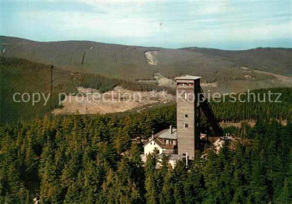 Braunlage Wurmbergschanze mit Aussichtsturm Flieg