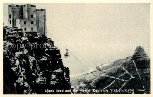 Cape Town Kaapstad Kapstadt Lions Head Aerial Cableway