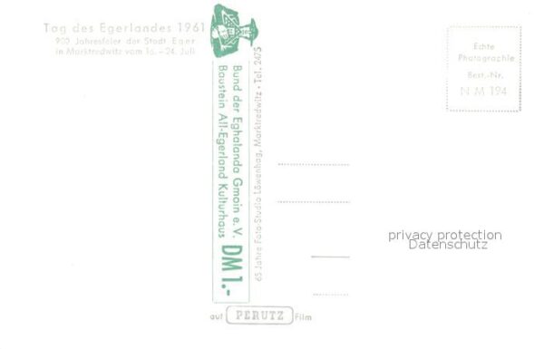 Marktredwitz Tag des Egerlandes 1961 – Bild 2