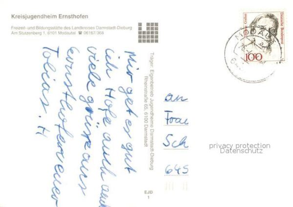 Modautal Fliegeraufnahme Kreisjugendheim Ernstho – Bild 2