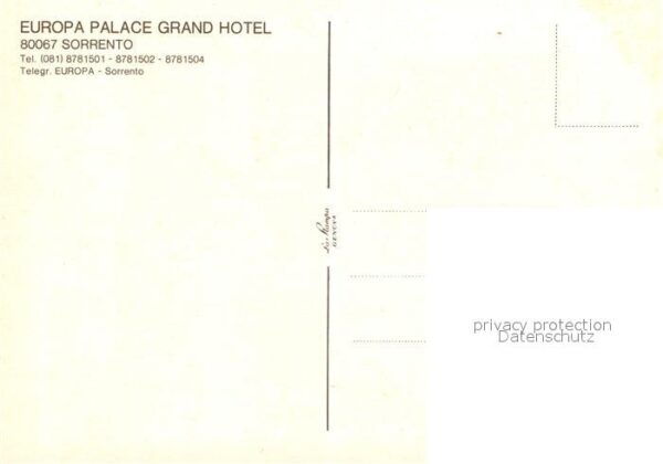Sorrento Campania Europa Palace Grand Hotel – Bild 2
