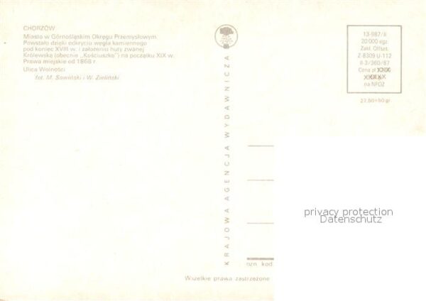 Chorzow Koenigshuette Oberschlesien Krolewska – Bild 2