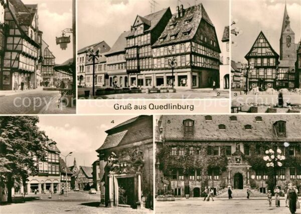 Quedlinburg Markt Marktkirchhof Rathaus